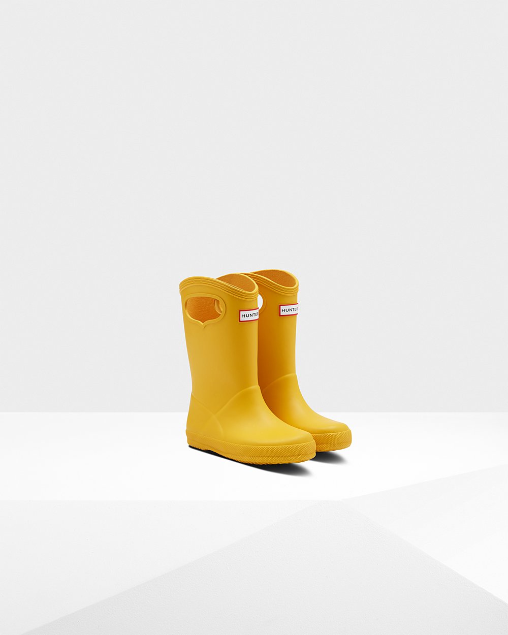 Botas de Lluvia Hunter Niños - Original First Classic Grab Handle - Amarillos - TUFOBDE-60